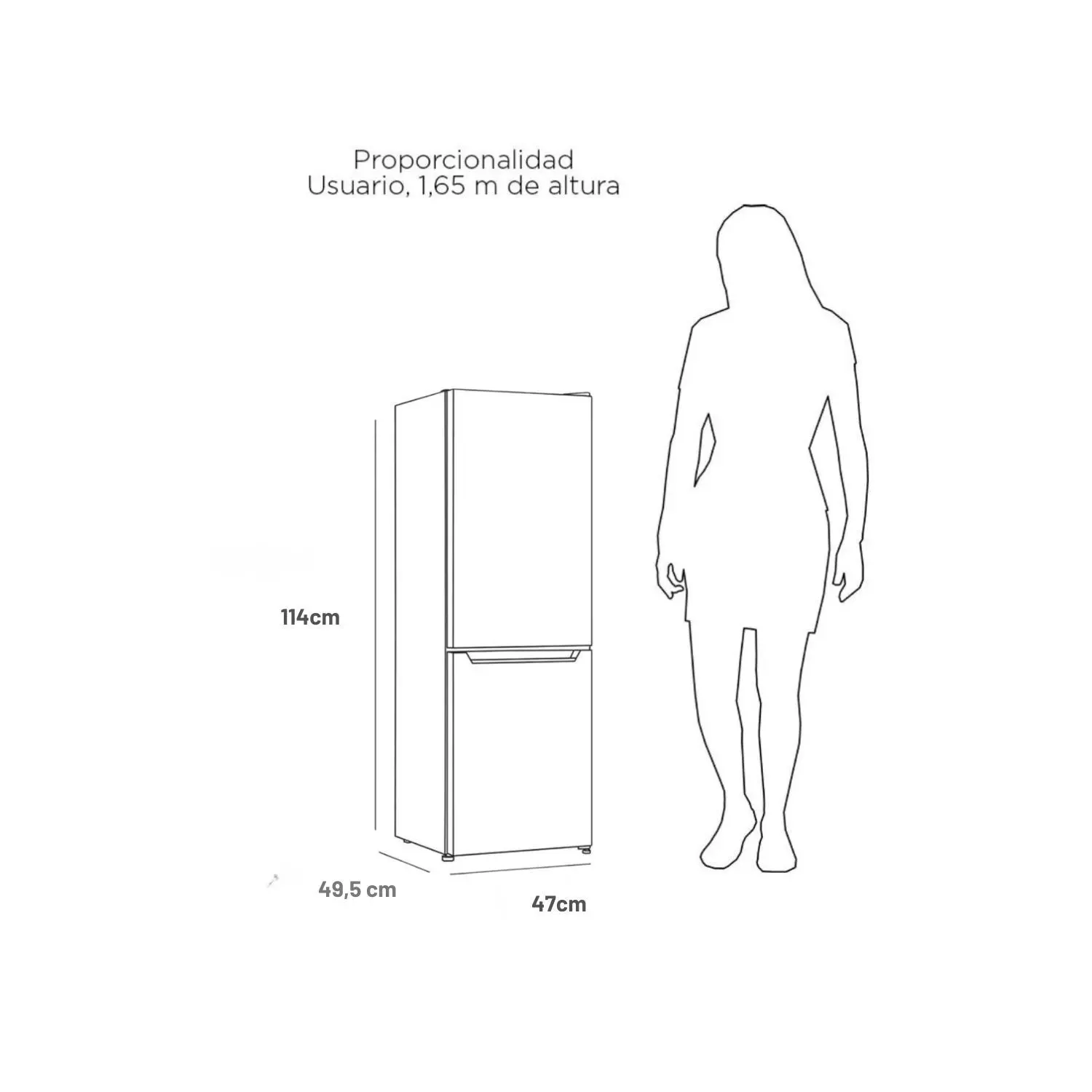 REFRIGERADOR LRB-140DFI INOX BOTTOM FREEZER FRIO DIRECTO-2