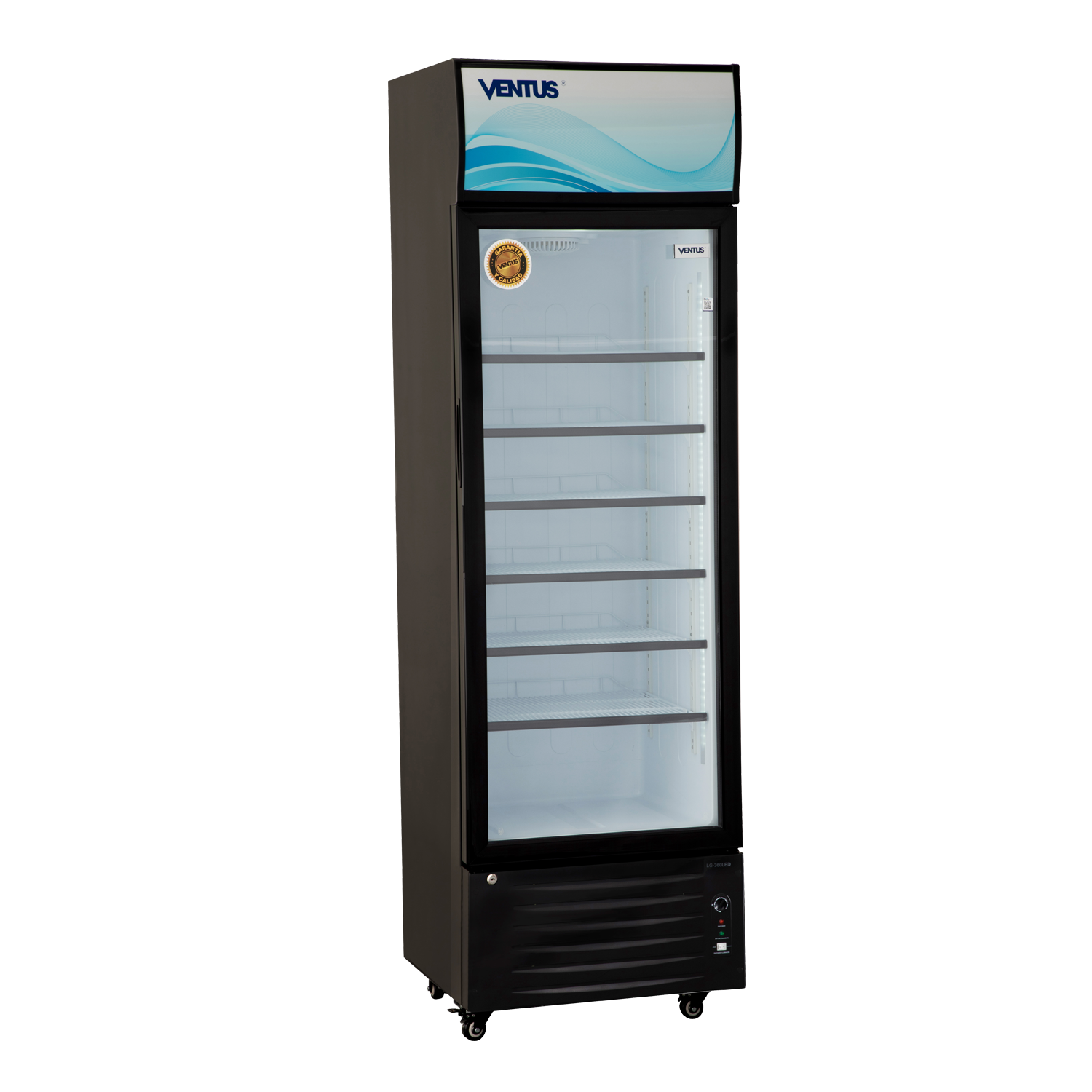 Ventus Visi-Cooler LG-360LED 1 Puerta 360 Lts-3