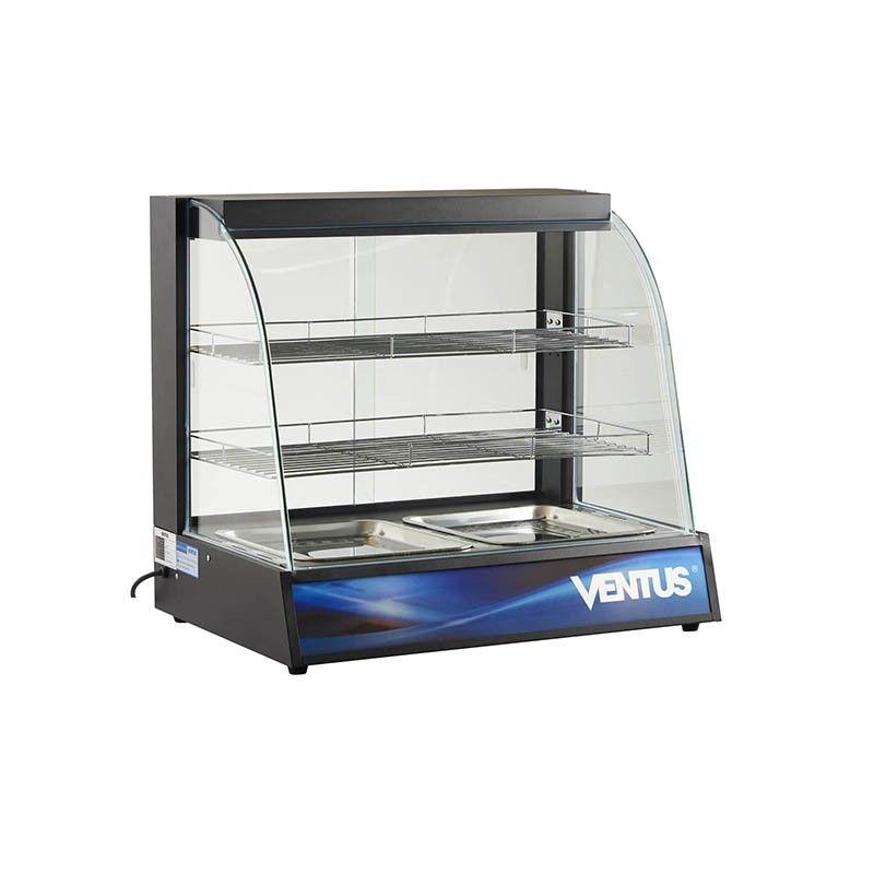 Ventus Vitrina Mantenedora de Calor Curva VMCD-2 Sobremesa-4
