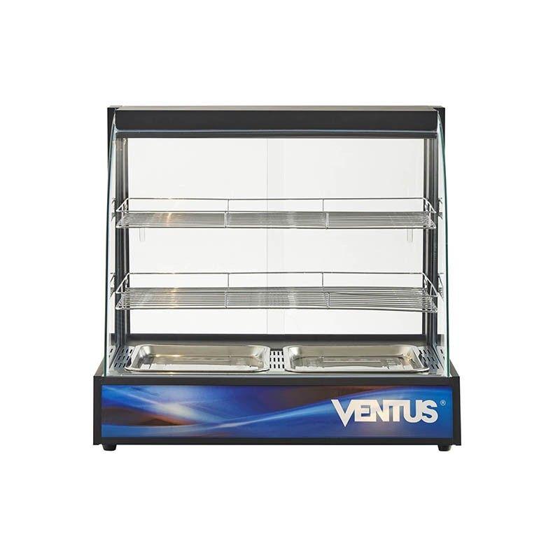 Ventus Vitrina Mantenedora de Calor Curva VMCD-2 Sobremesa-5