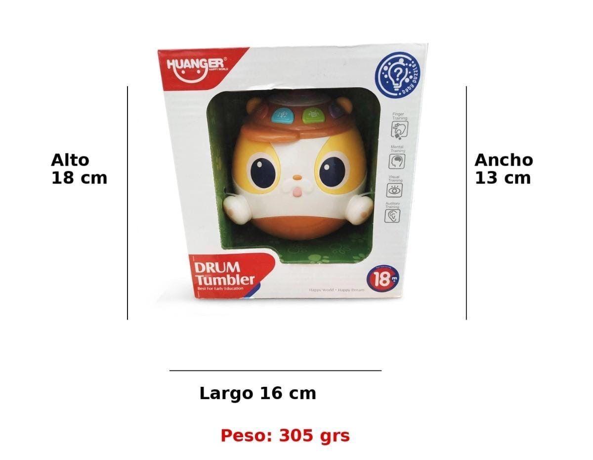 Tambor Interactivo Estimulante con Luz y Sonido-1