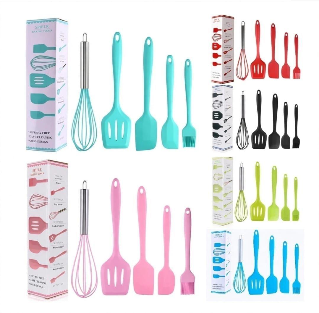 Juego Utensilio Silicona 5pcs-2