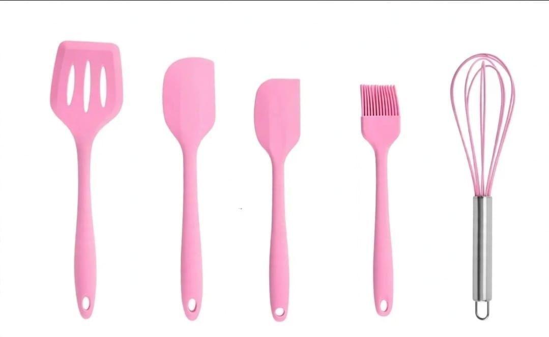 Juego Utensilio Silicona 5pcs-5