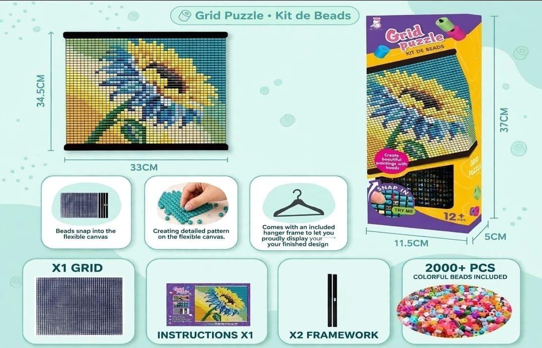 Puzzle Grid Kit de Beads-4