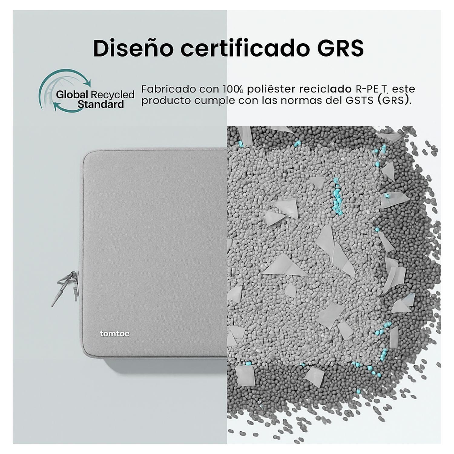 Tomtoc Funda Defender-A13 para MacBook Air/Pro de 13" - Gris-6