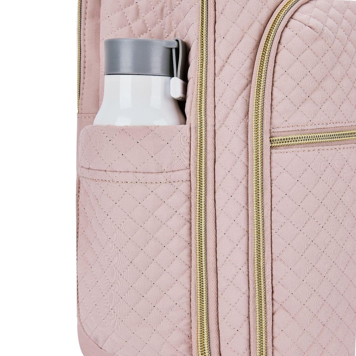 Bagsmart - Mochila Bonchemin para notebook hasta 15.6" - Rosado-4