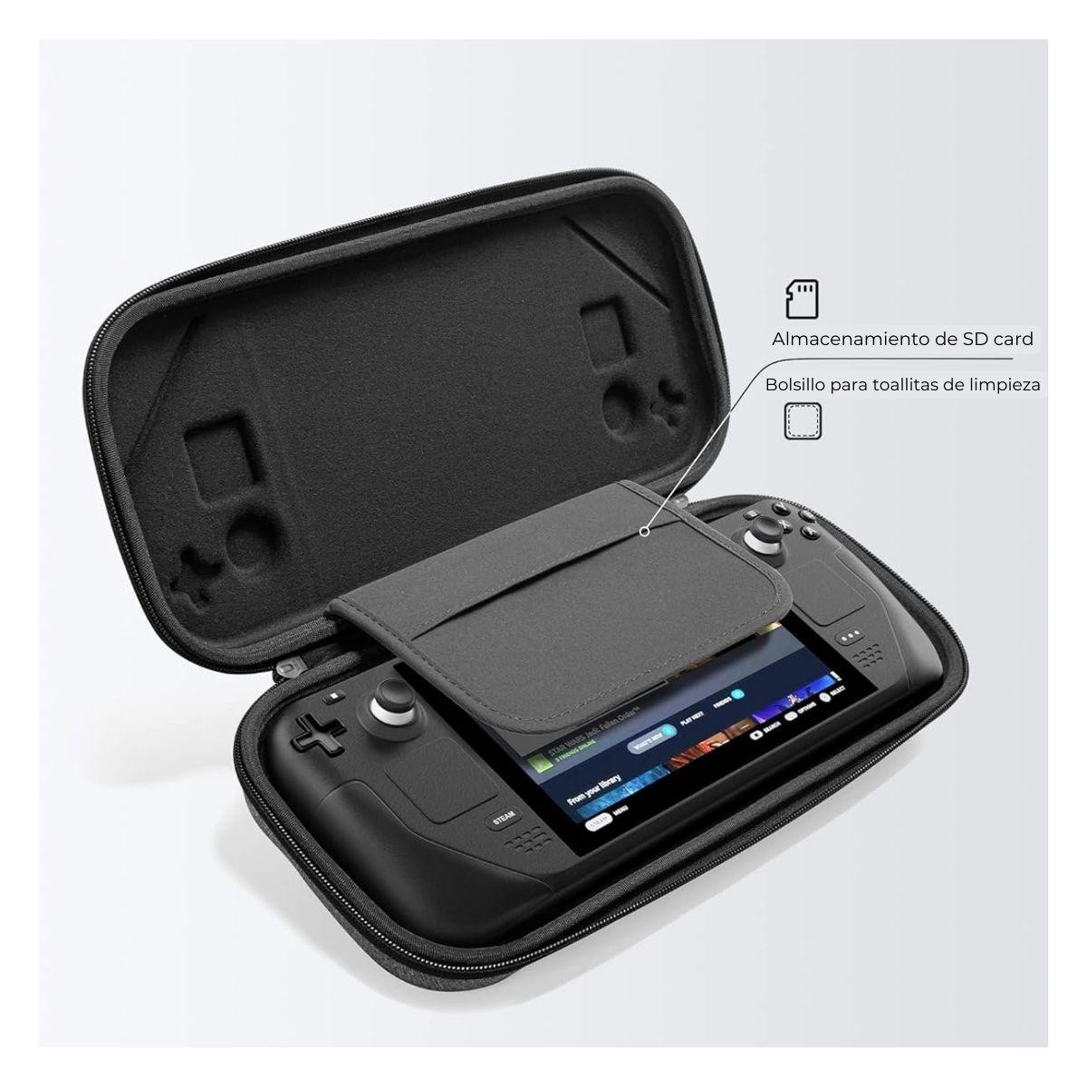 Tomtoc Estuche FancyCase-G38 para Steam Deck - Gris-4