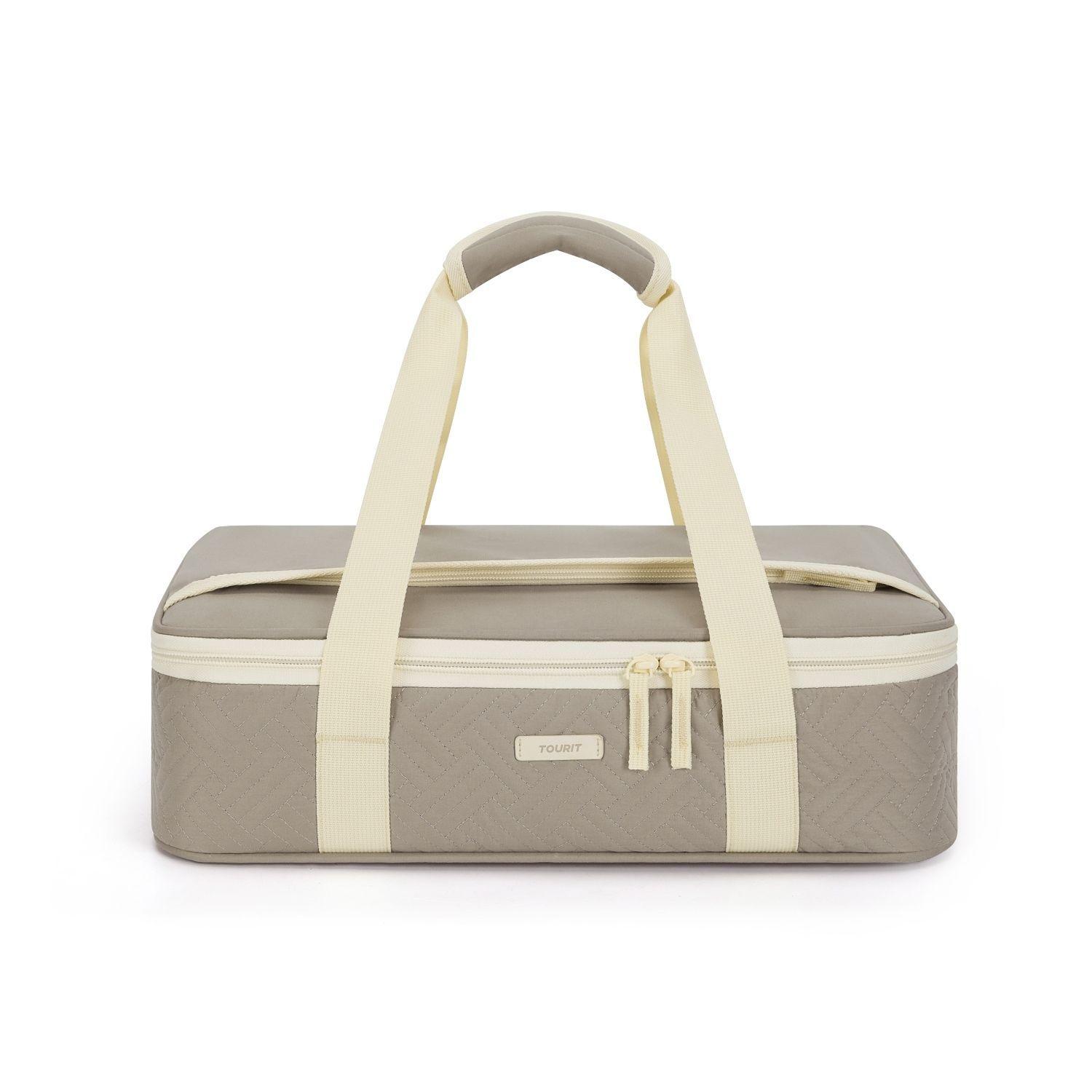 Tourit Bolso Térmico para Fuente Simple 9x13 Impermeable Camel-1