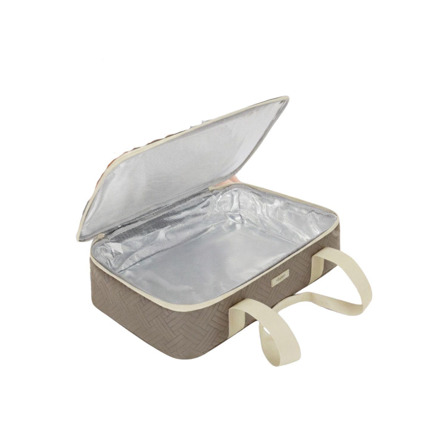 Tourit Bolso Térmico para Fuente Simple 9x13 Impermeable Camel-8