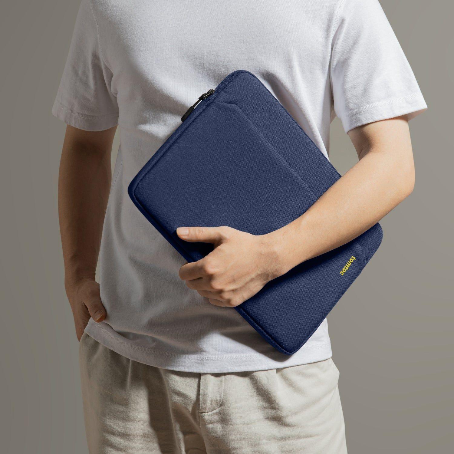 Tomtoc Funda Light-A18 para MacBook Pro 14" Azul Marino-8