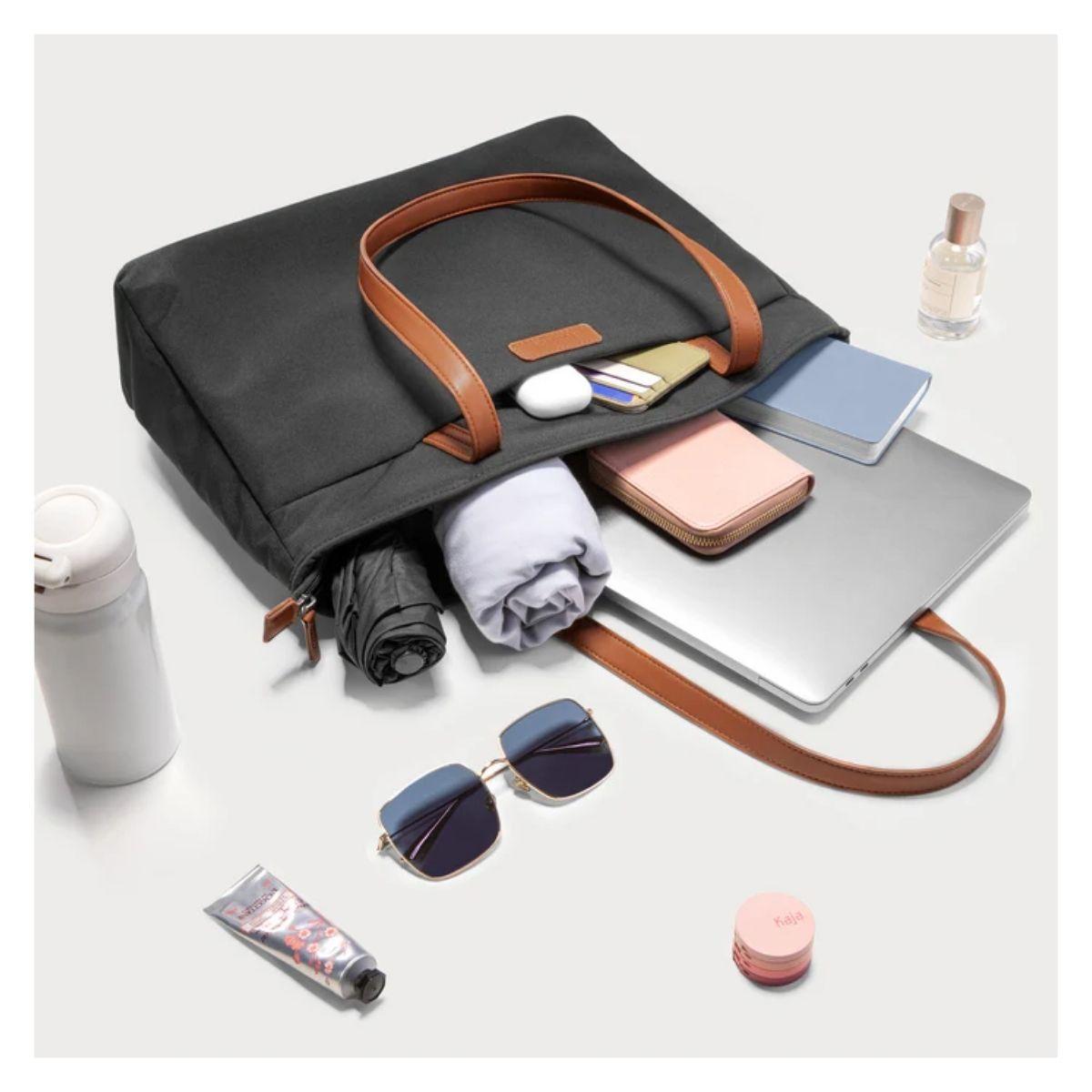 Tomtoc Bolso Tote Versatile-T23 MacBook Pro 16" M3/M2/M1 Negro-4
