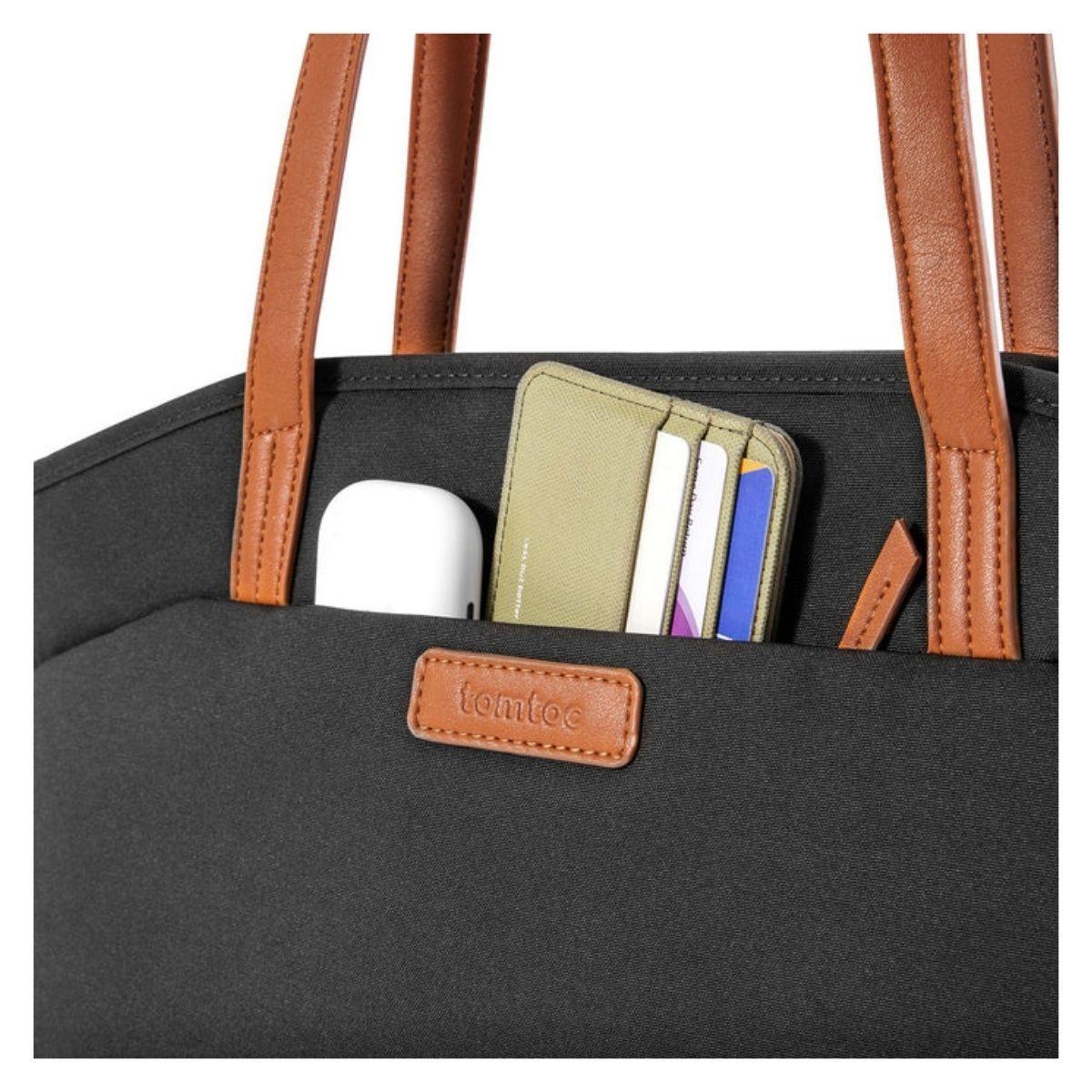 Tomtoc Bolso Tote Versatile-T23 MacBook Pro 16" M3/M2/M1 Negro-7