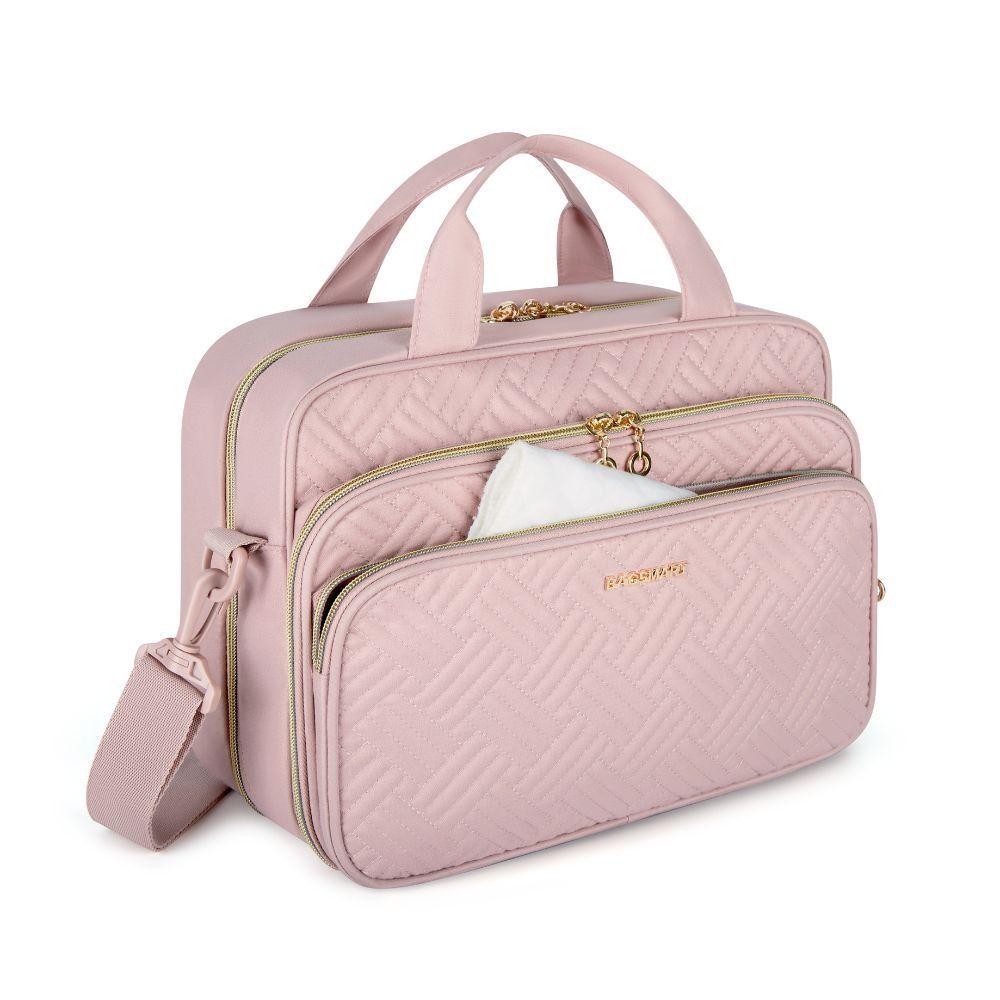 Bagsmart Neceser de viaje con Gancho/Gran capacidad- Rosado-2