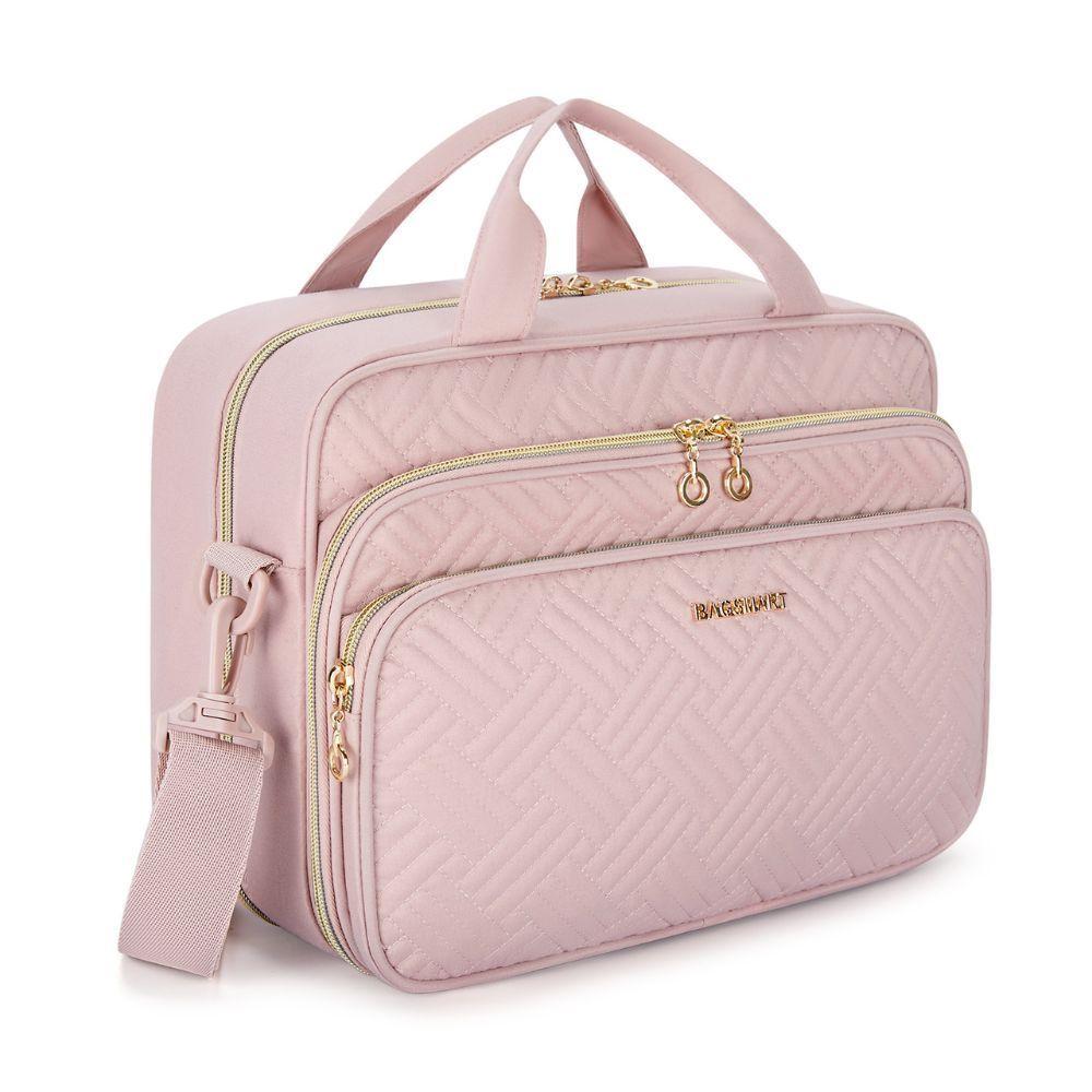 Bagsmart Neceser de viaje con Gancho/Gran capacidad- Rosado-6