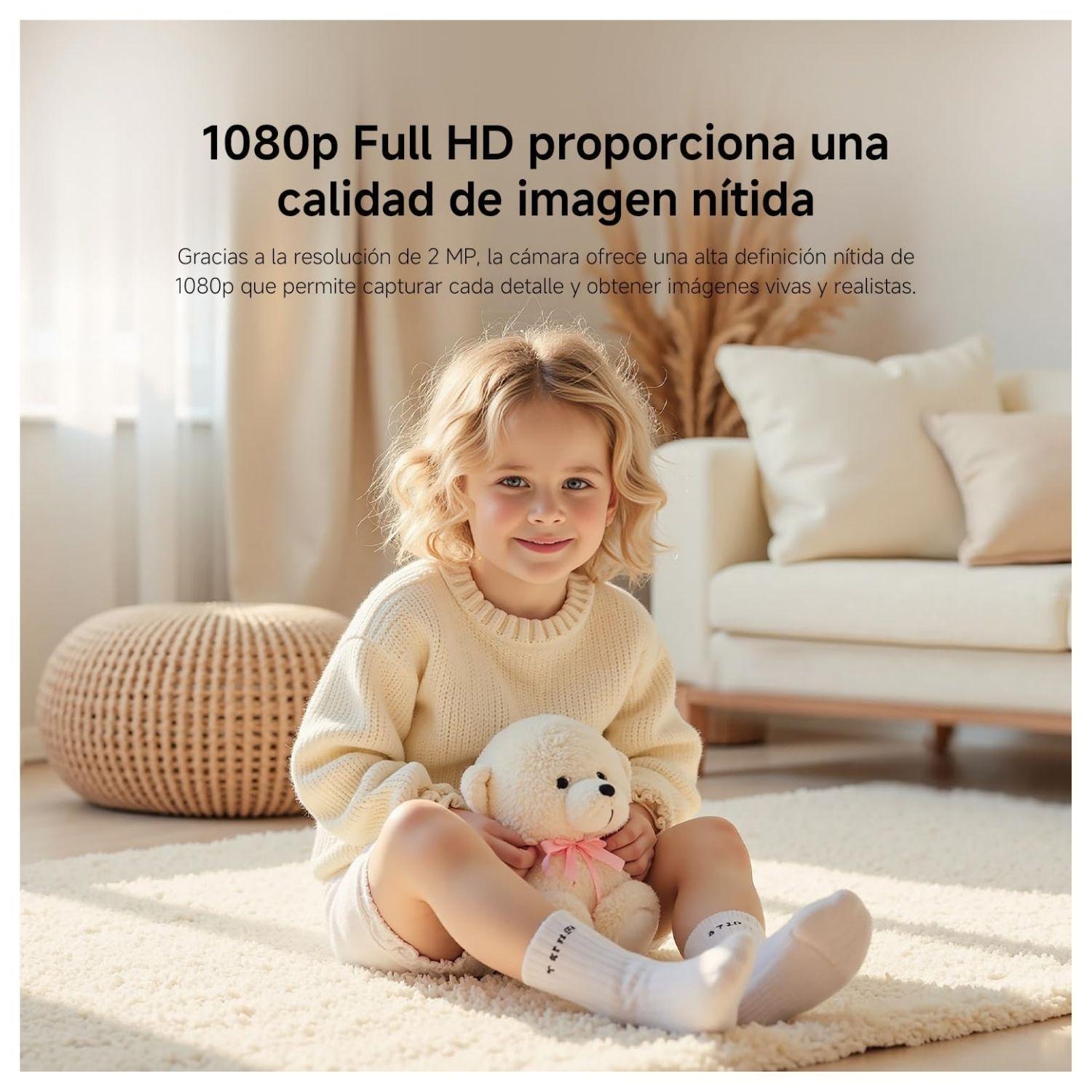 Xiaomi Cámara de Seguridad C201 1080p Wifi 6 Visión Nocturna Blanco-2