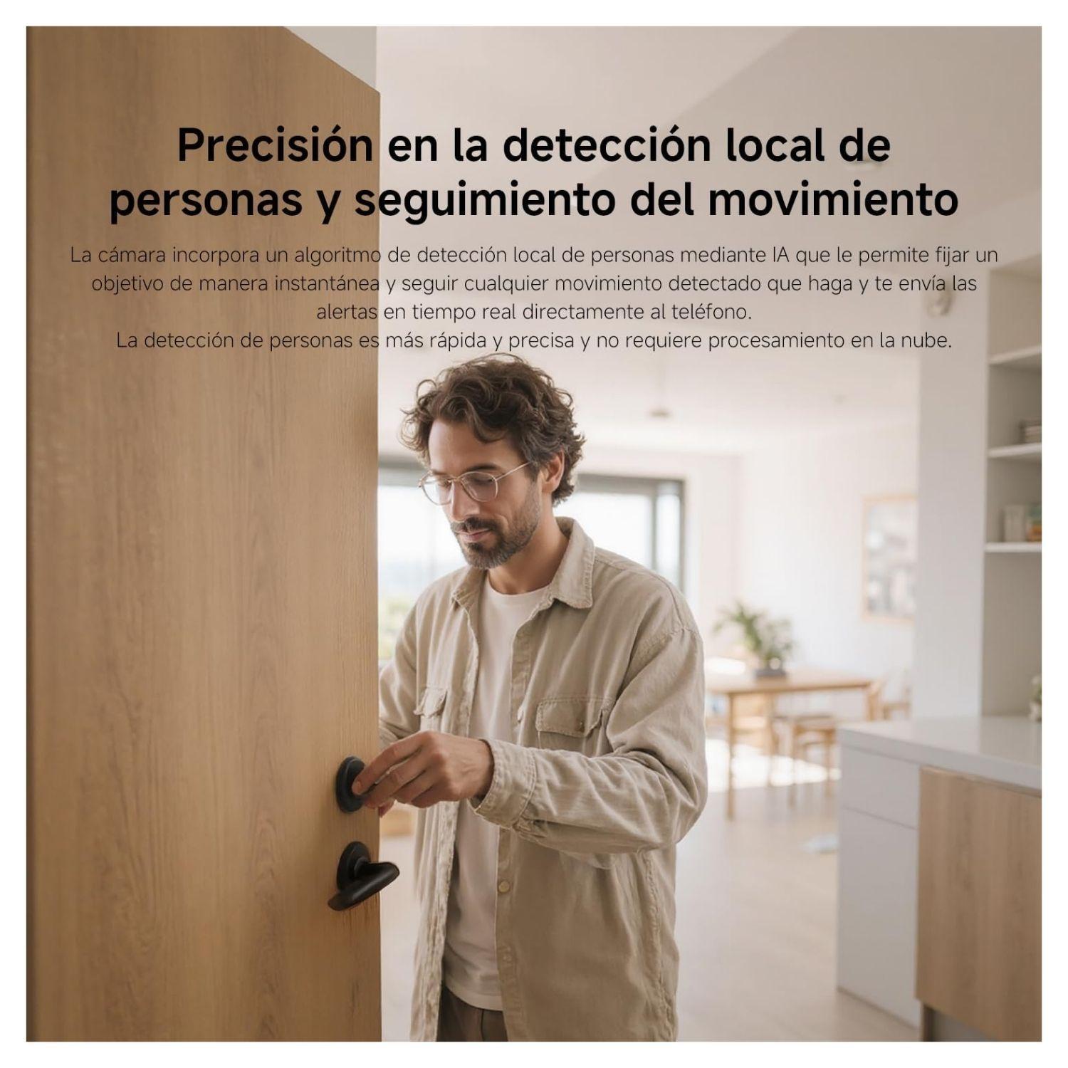 Xiaomi Cámara de Seguridad C201 1080p Wifi 6 Visión Nocturna Blanco-6