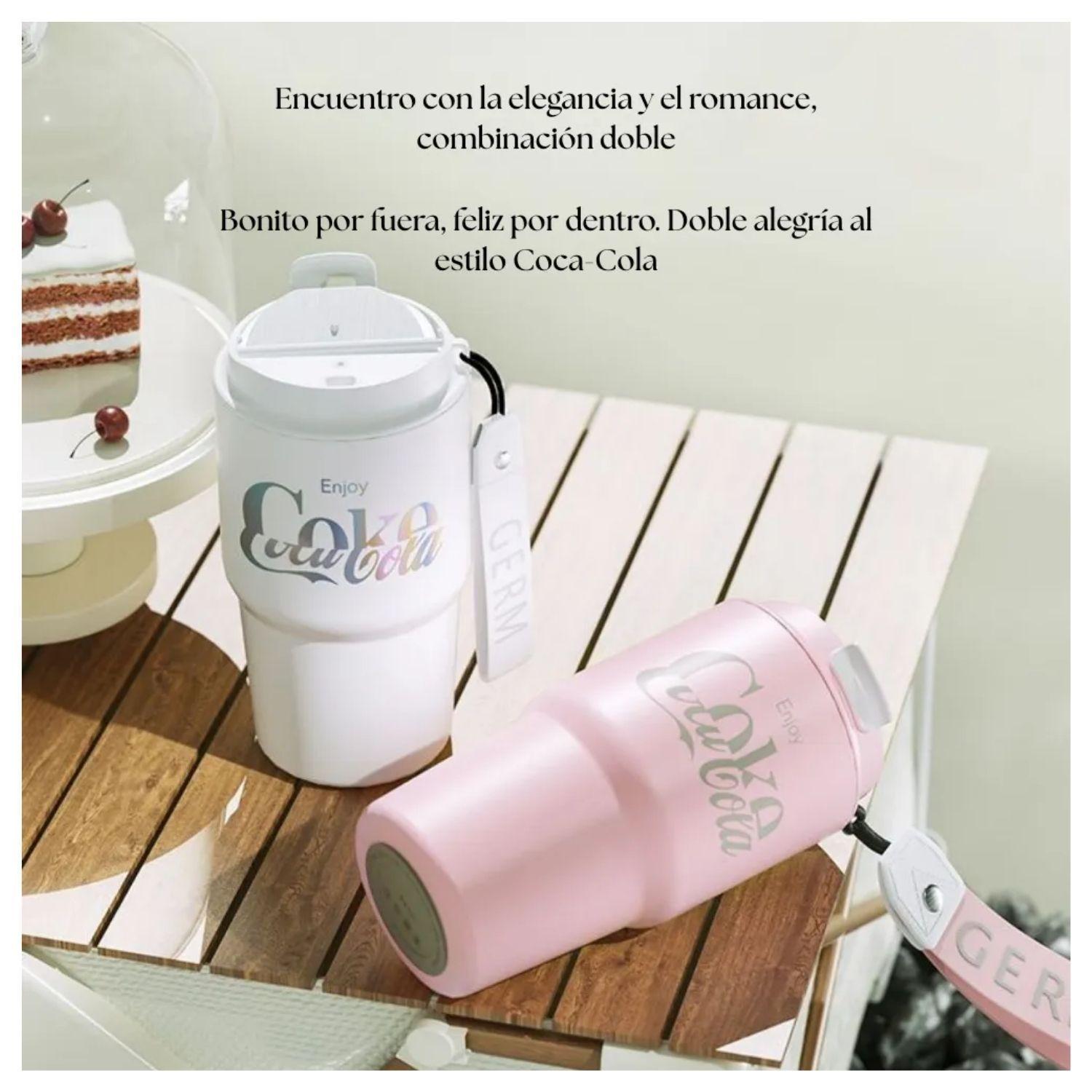 Vaso Térmico GERM x Coca-Cola 590 ml Rosa Coral-5