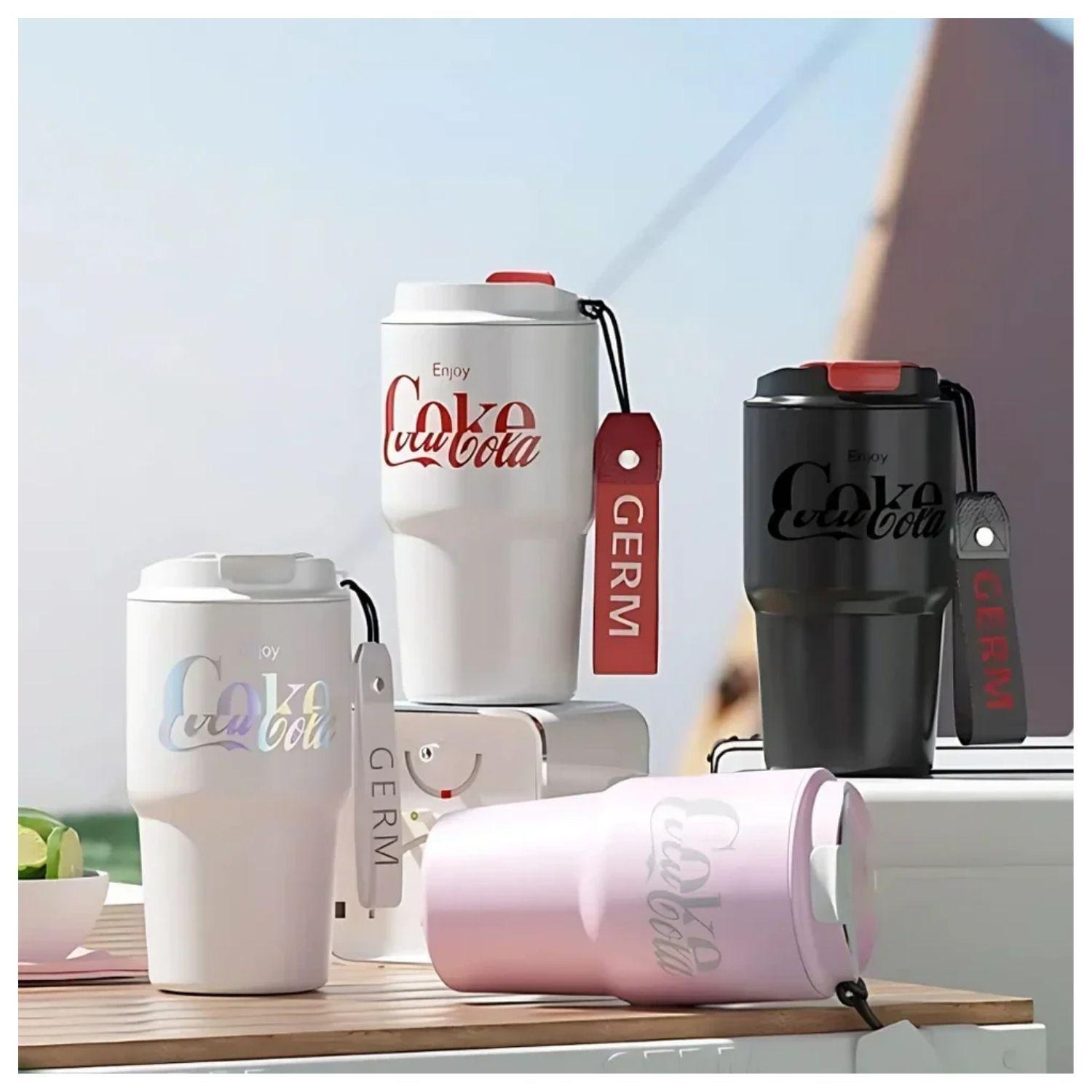 Vaso Térmico GERM x Coca-Cola 590 ml Rosa Coral-9