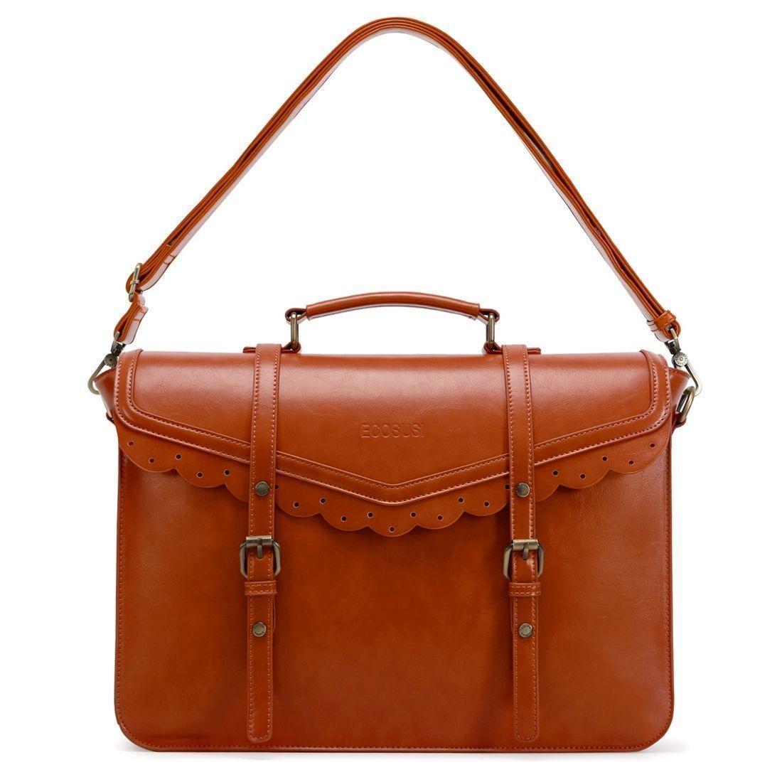 Ecosusi Maletín LOVE vintage - camel-2