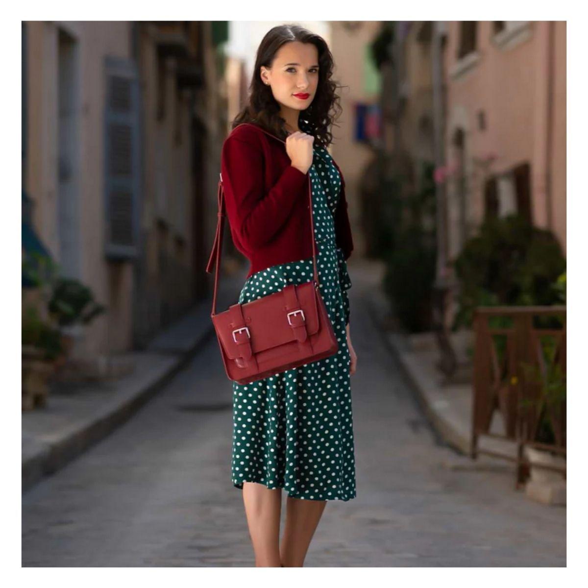 Ecosusi Bolso Mensajero Jane para Tablet 10.2” - Rojo-2