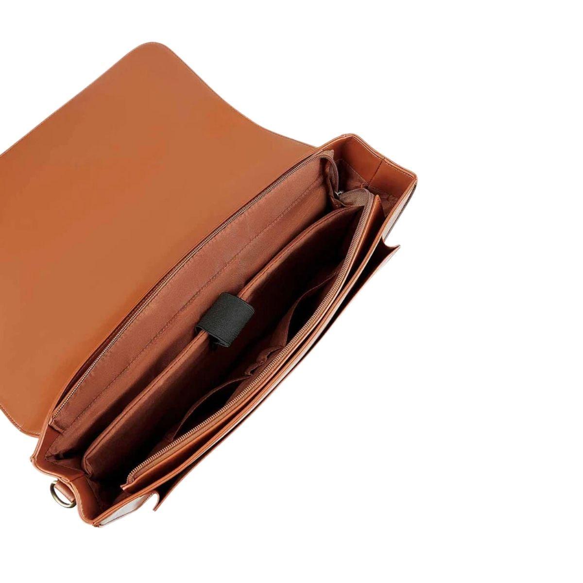 Ecosusi Maletín Bow Clásico para Notebook 15.6" - Marrón-6