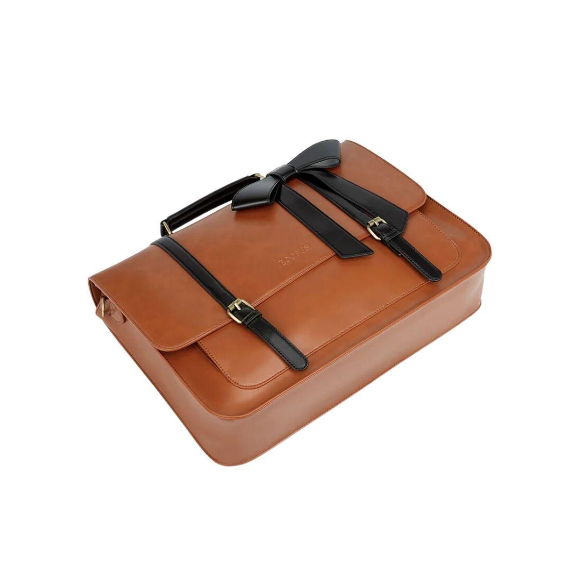 Ecosusi Maletín Bow Clásico para Notebook 15.6" - Marrón-7