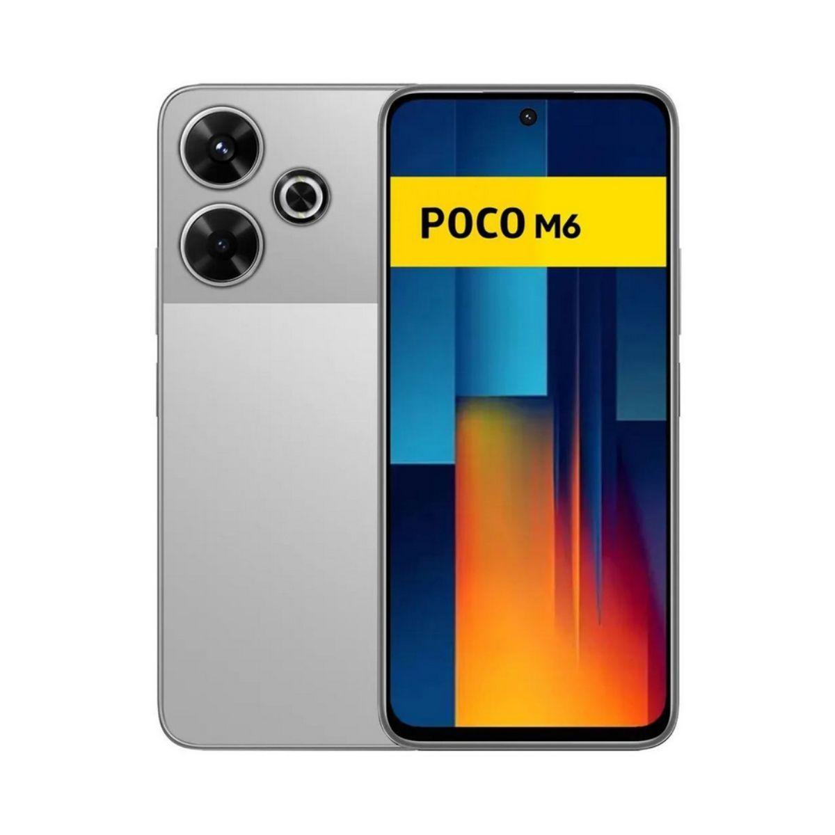 Xiaomi POCO M6 4G US 6GB + 128GB Plateado-0