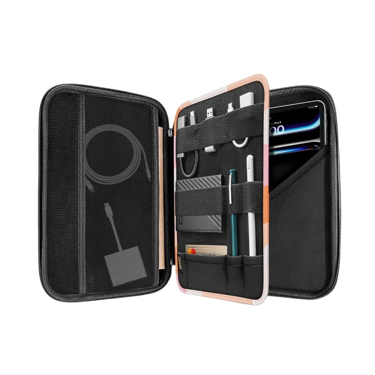 Tomtoc Estuche Portafolio FancyCase-B06 iPad Air/Pro 11" Naranja Mix-3