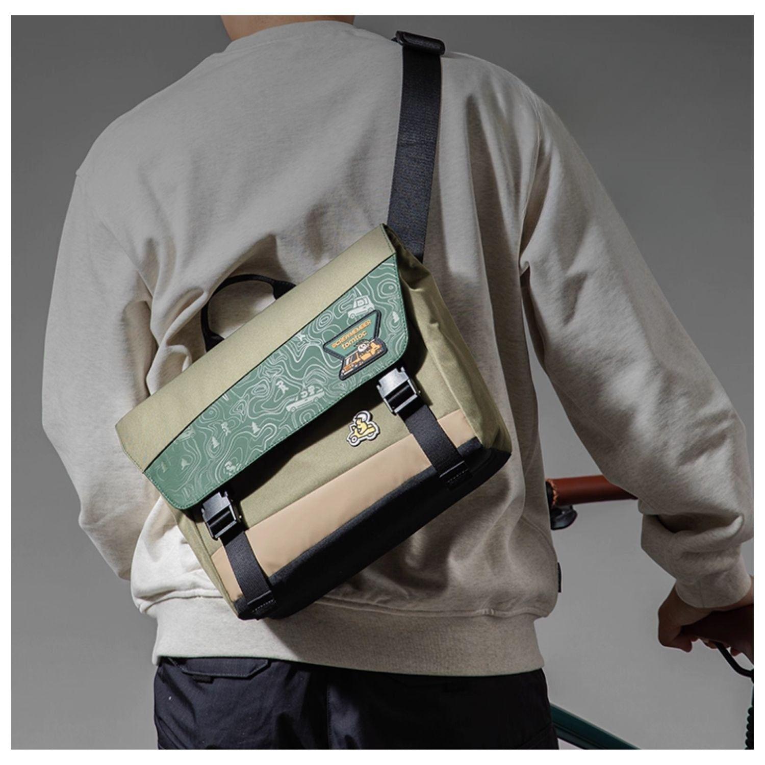 Tomtoc Bolso Mensajero Slash-T27 G-Crew hasta 11" 6.5L Verde-5