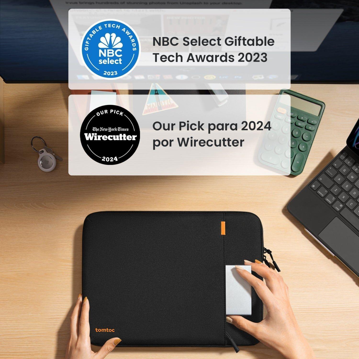 Tomtoc Funda Defender-B13 para iPad Air/Pro de 13" Negro-6