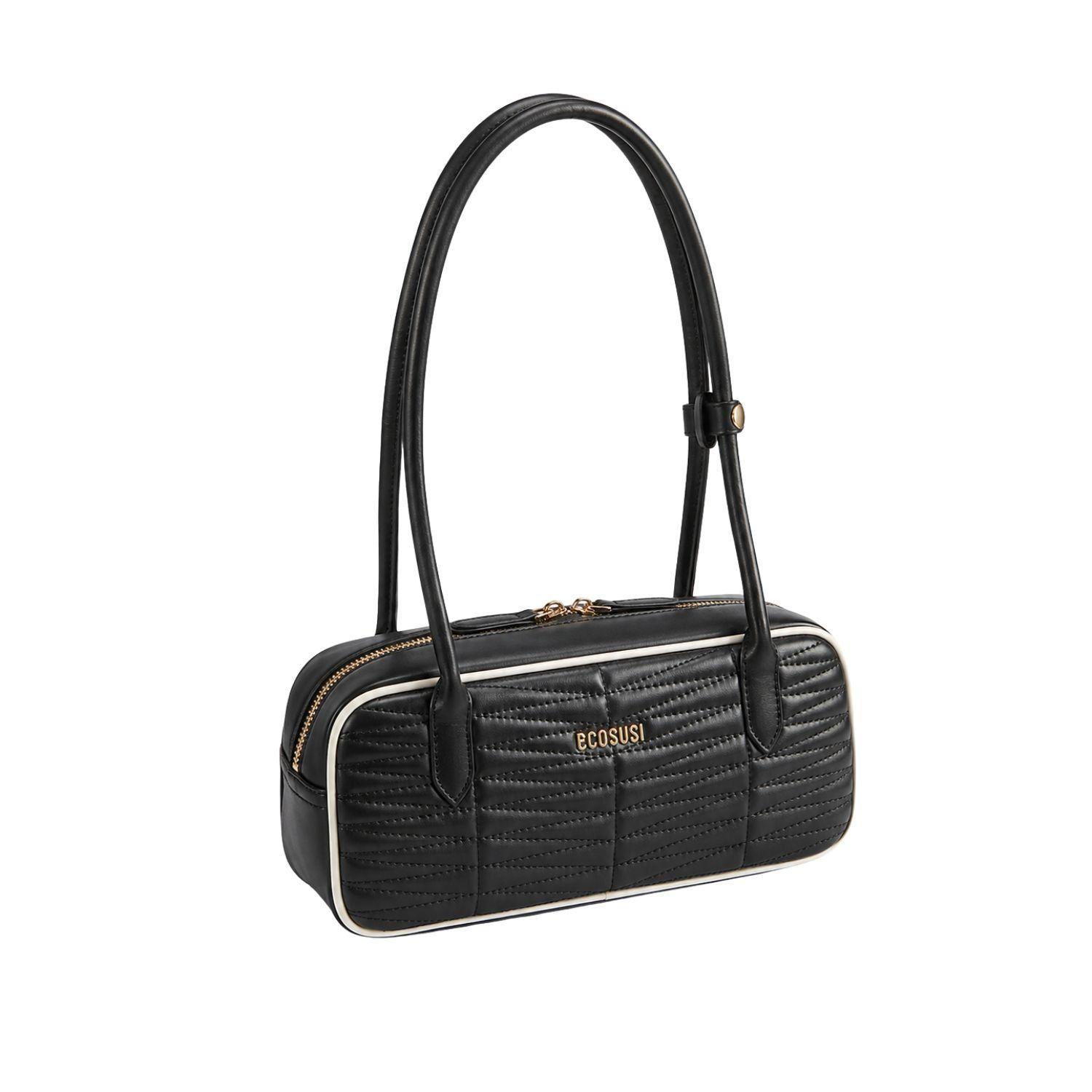 Ecosusi Cartera Baguette Elise Acolchada de 2.5L para 6,3" Negro-3