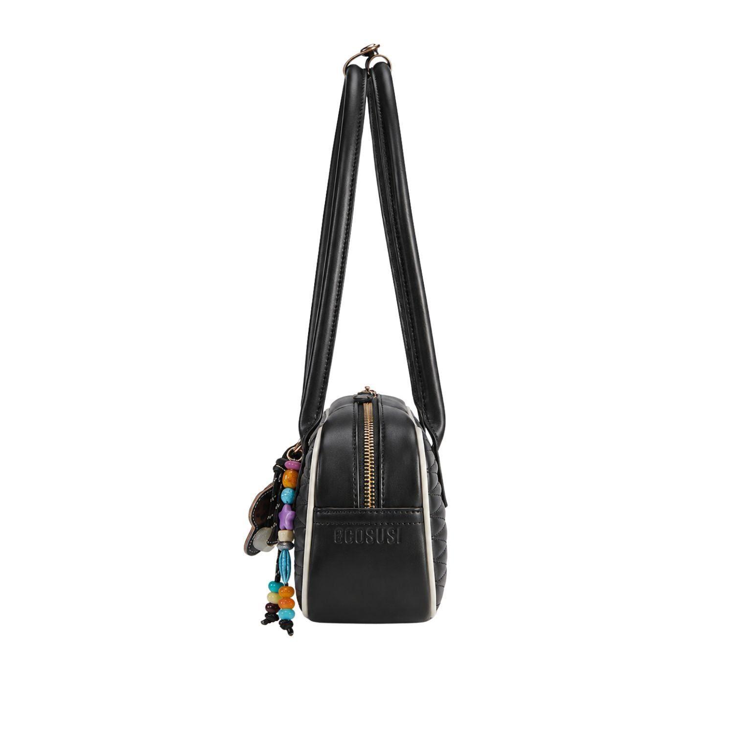 Ecosusi Cartera Baguette Elise Acolchada de 2.5L para 6,3" Negro-4