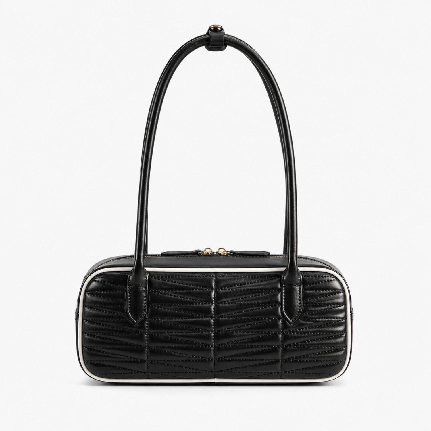 Ecosusi Cartera Baguette Elise Acolchada de 2.5L para 6,3" Negro-5