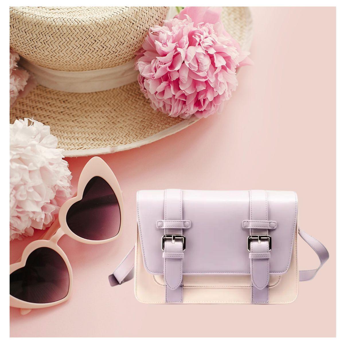 Ecosusi Bolso Mensajero Jane para Tablet 10.2” - Violeta Claro-2