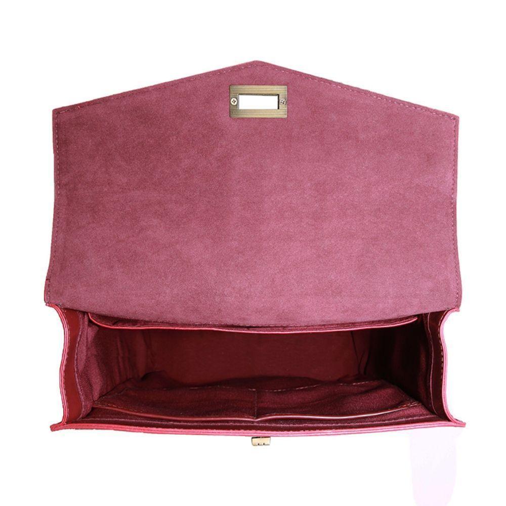 Ecosusi Mochila Vintage Daisy para Notebook 15,6" - Burdeo-6