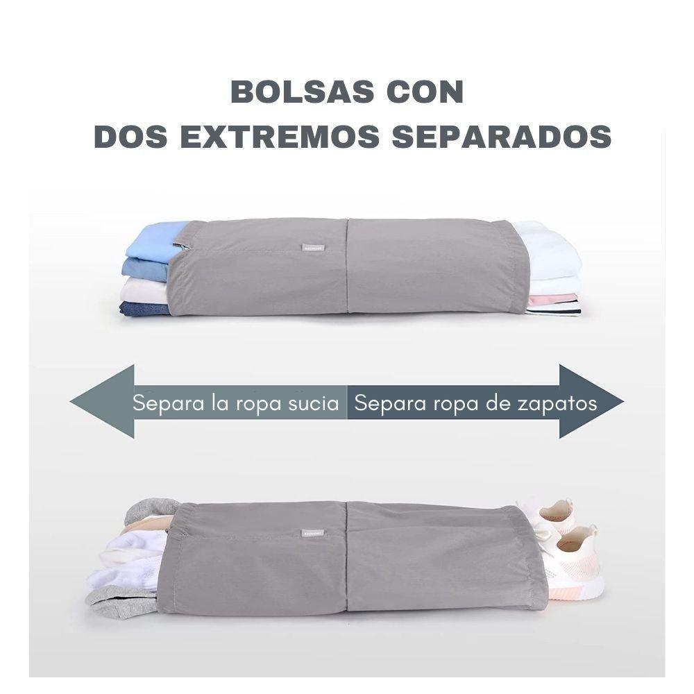 Bagsmart - Juego de bolsas de compresión (6 unidades)- Gris-2