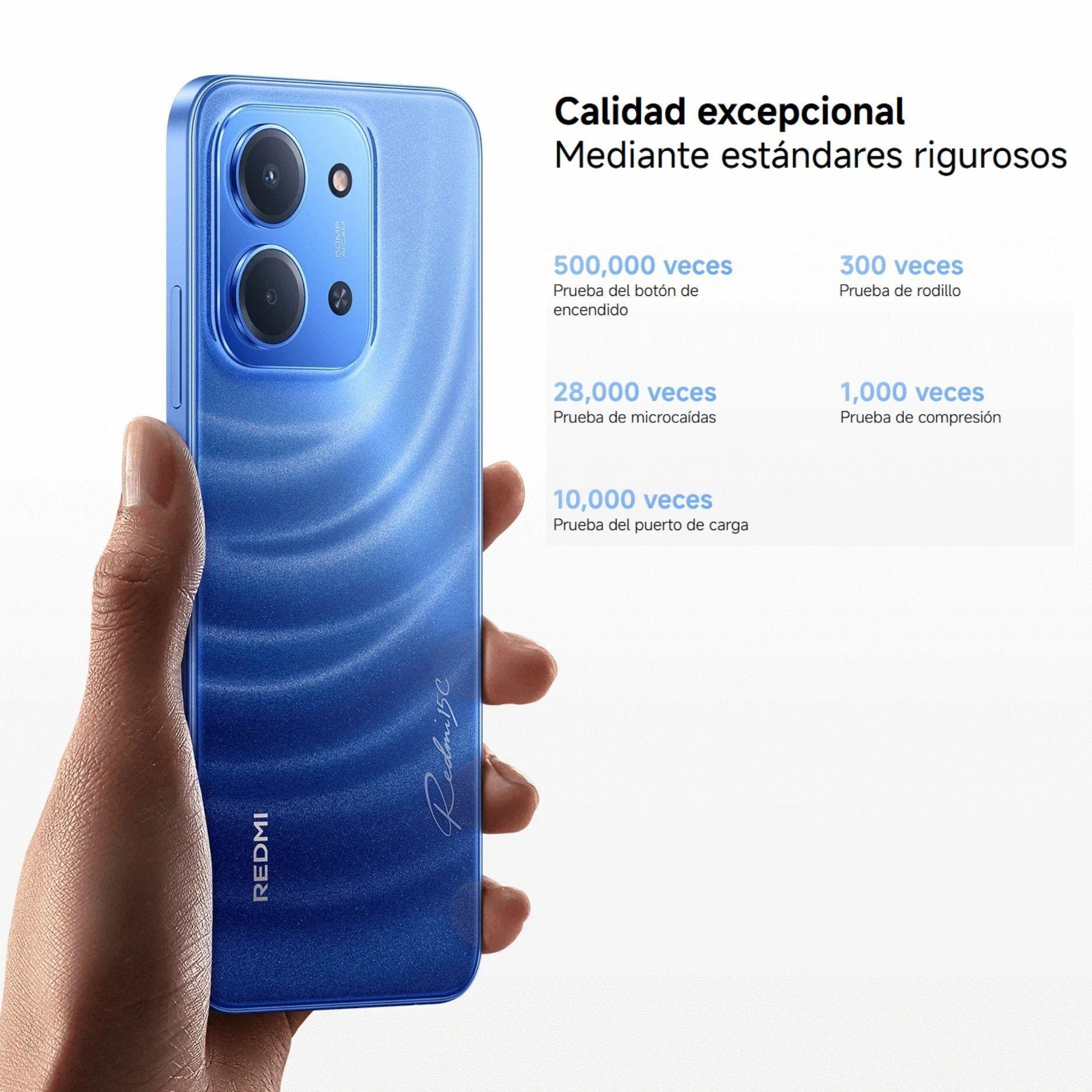 Xiaomi Redmi 15C 4G LTE 4GB + 256GB Azul Nocturno-2