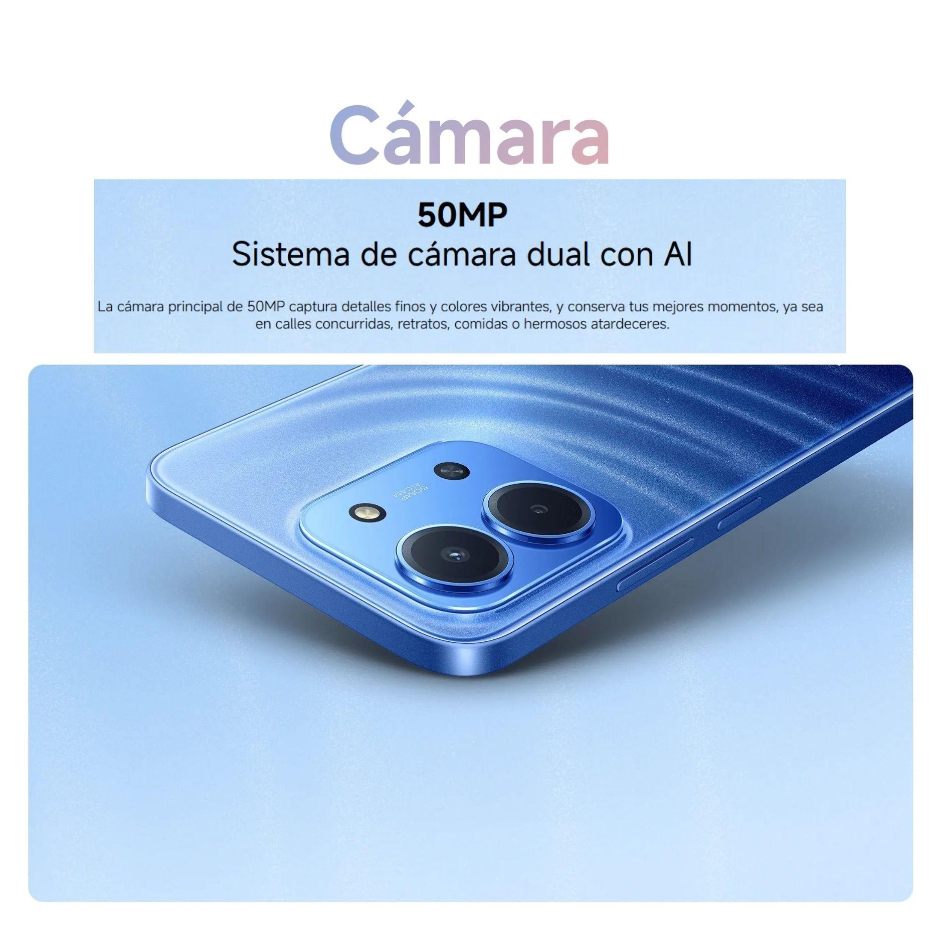 Xiaomi Redmi 15C 4G LTE 4GB + 256GB Azul Nocturno-3