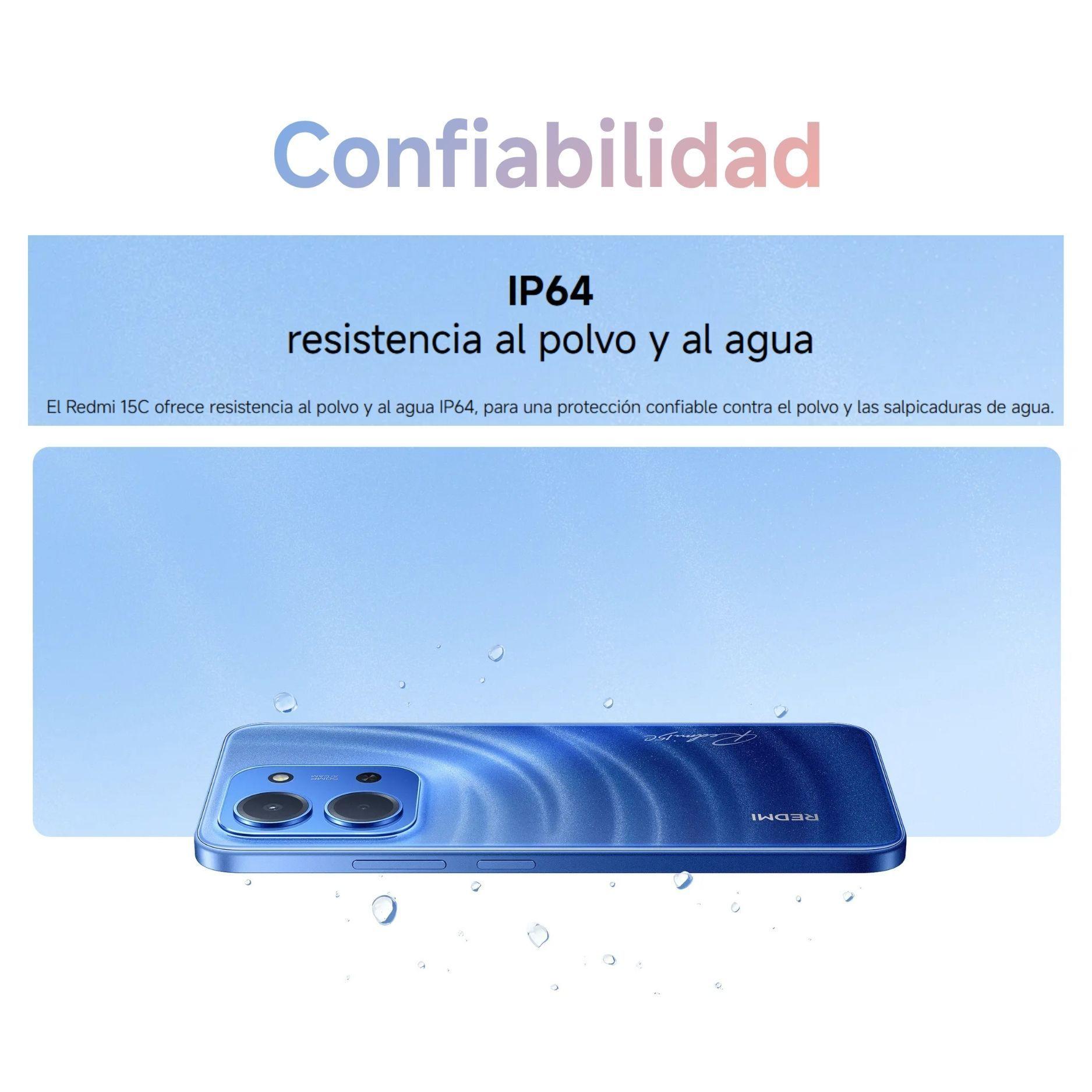 Xiaomi Redmi 15C 4G LTE 4GB + 256GB Azul Nocturno-4