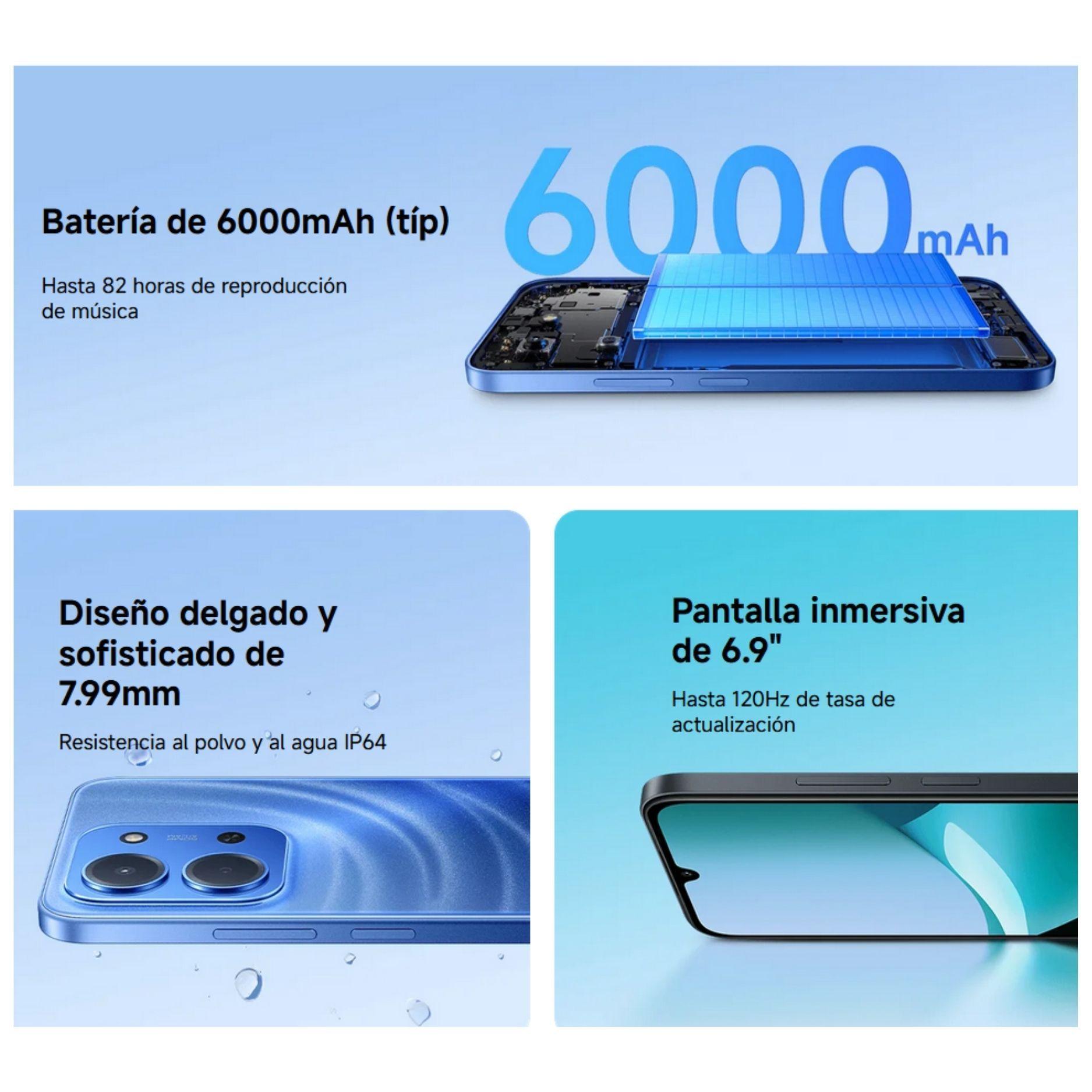 Xiaomi Redmi 15C 4G LTE 4GB + 256GB Azul Nocturno-5