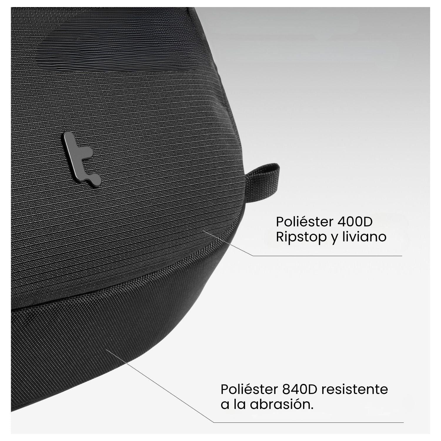 Tomtoc Mochila UrbanEX-T77 para MacBook 16" 22L Negro-8