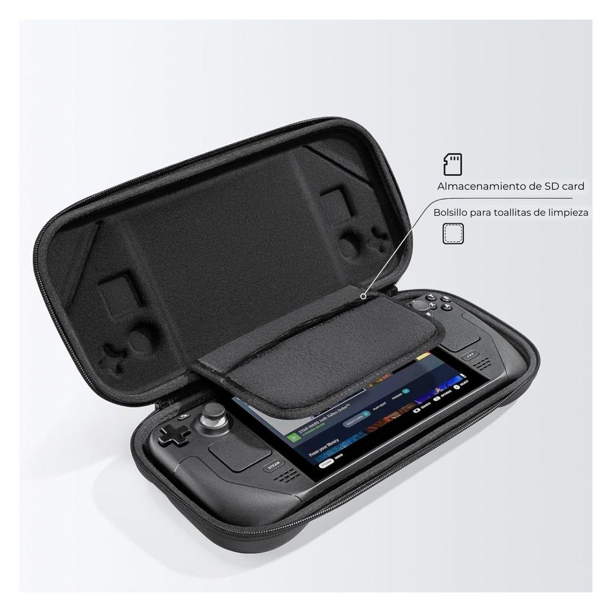 Tomtoc Estuche FancyCase-G38 para Steam Deck - Negro-4