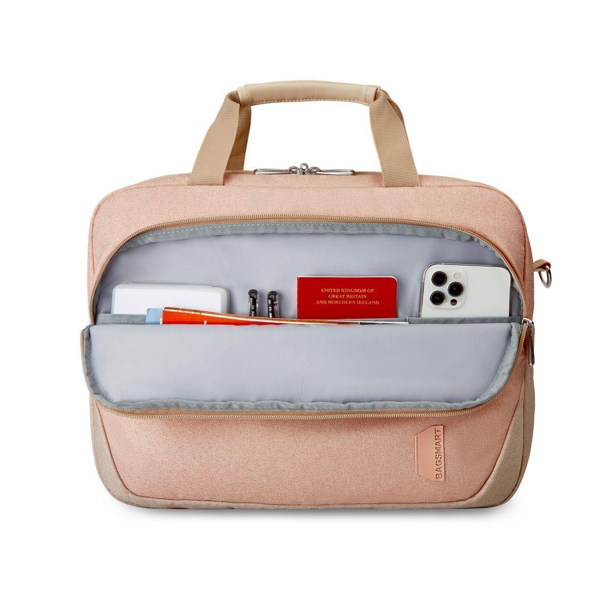 BAGSMART Maletín notebook 15.6” - rosado-4