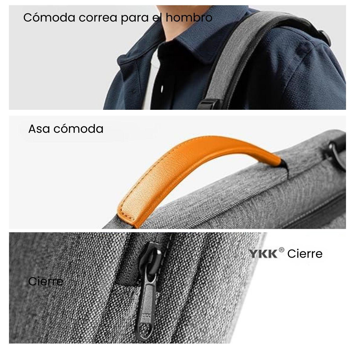 Tomtoc Bolso de Hombro Defender-A42 para MacBook Pro de 14" - Gris Oscuro-6