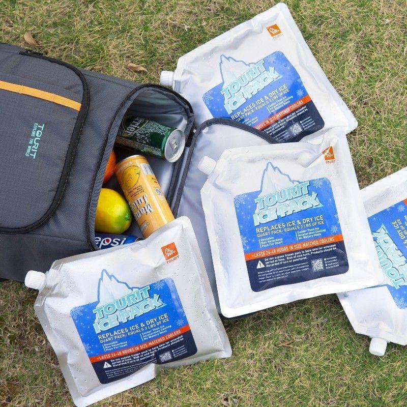 Tourit Paquete de Hielos Reutilizables Pack x4-7