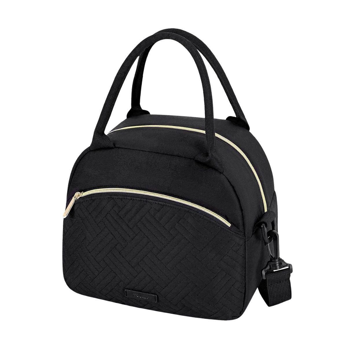 Tourit Lonchera Térmica Femenina 9.4L - Negro Tejido-0