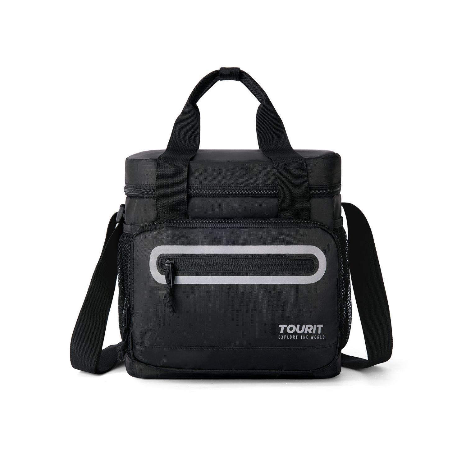 Tourit Lonchera Térmica Work 20 latas 14L Impermeable Negro-0