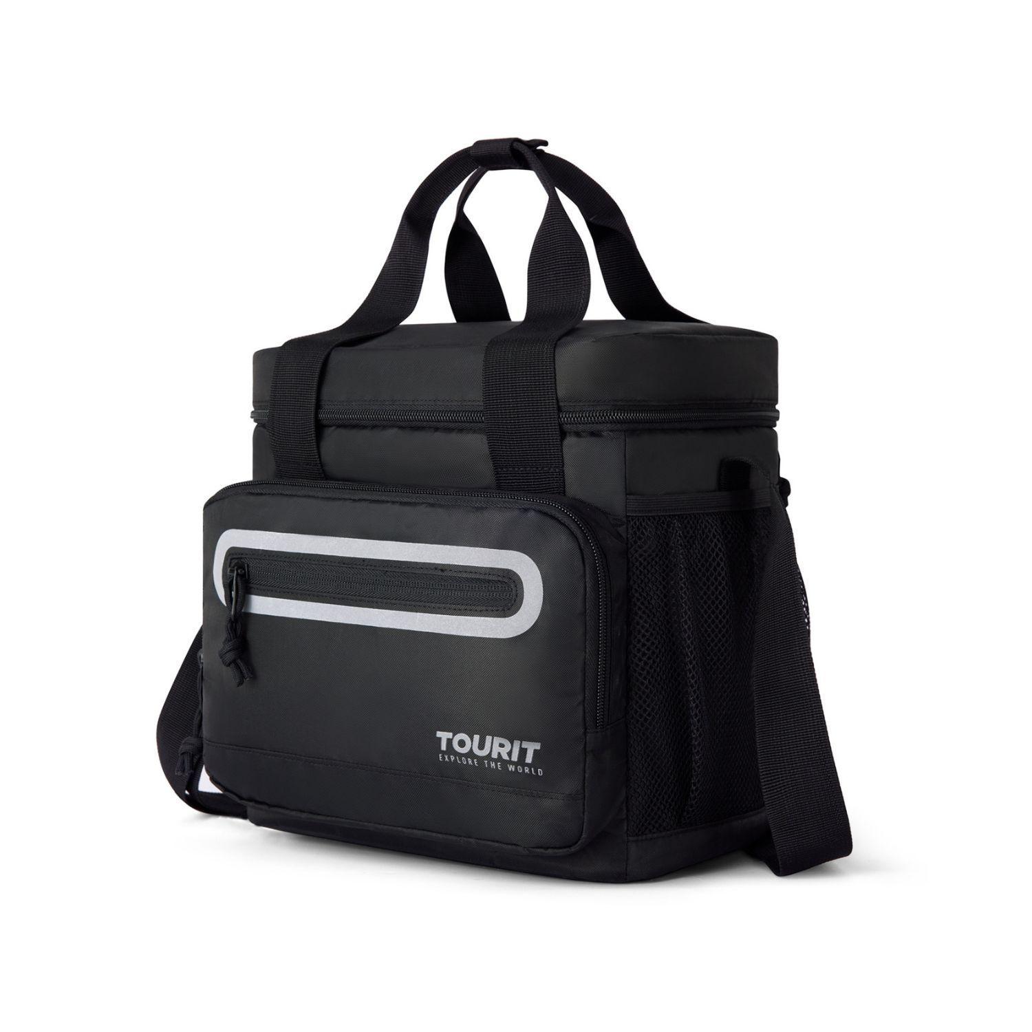 Tourit Lonchera Térmica Work 20 latas 14L Impermeable Negro-1