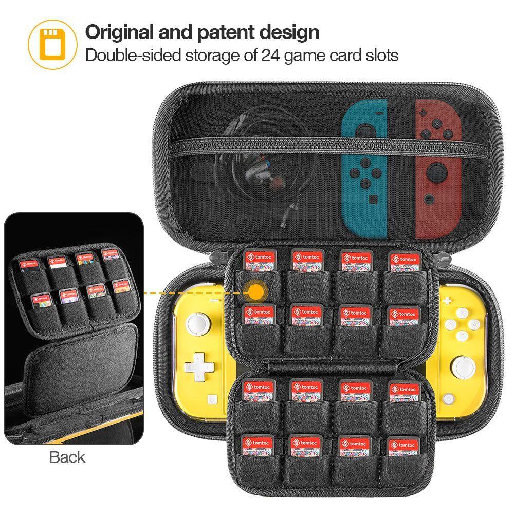 Tomtoc Estuche de viaje para Nintendo Switch Lite - Gris-3