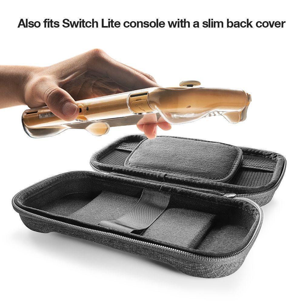 Tomtoc Estuche de viaje para Nintendo Switch Lite - Gris-1